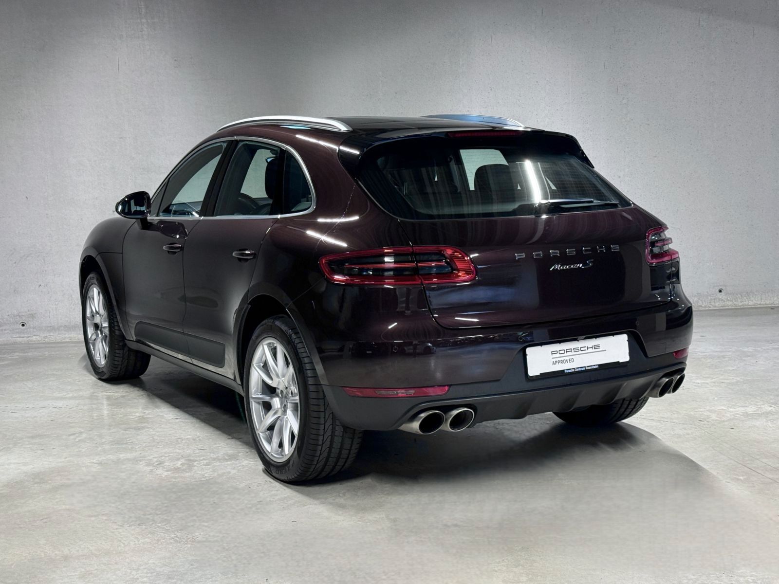 Porsche Macan S Volleder schwarz Panorama Dachsystem foto 4