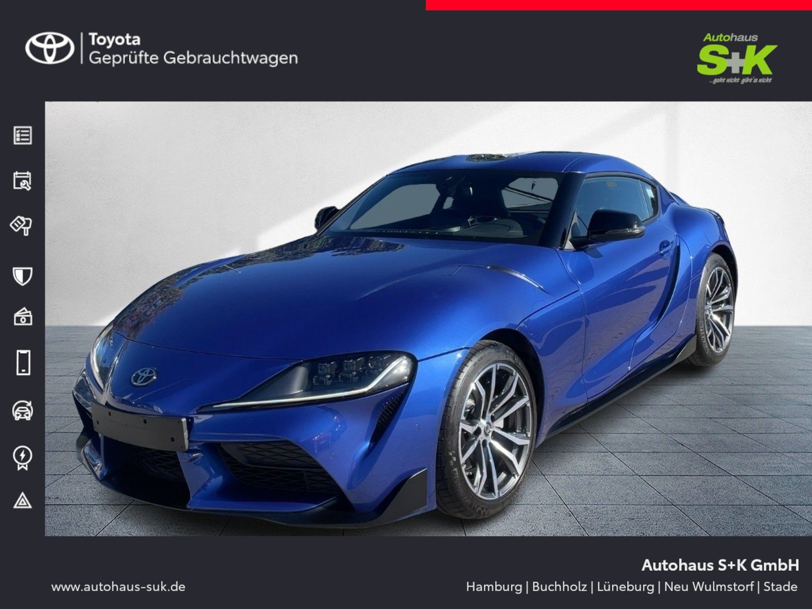 Toyota Supra GR 2.0 Pure CARPLAY LED LEDER SHZ ACC KAM foto 1