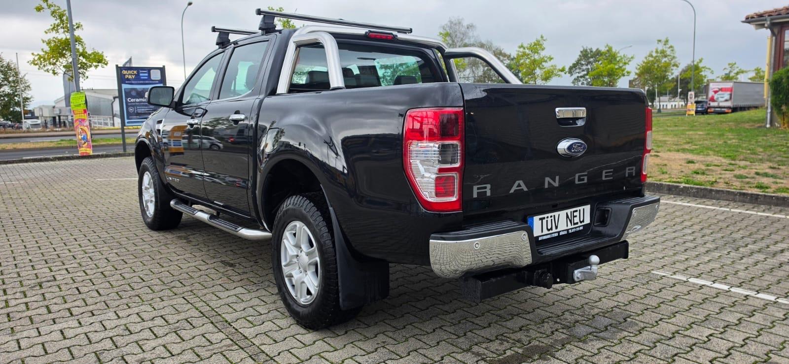 Ford Ranger Limited 3.2 TDCI 200ch - TVA Récupérable - Attelage - Entretien récent - Sièges éléctriques / chauffants