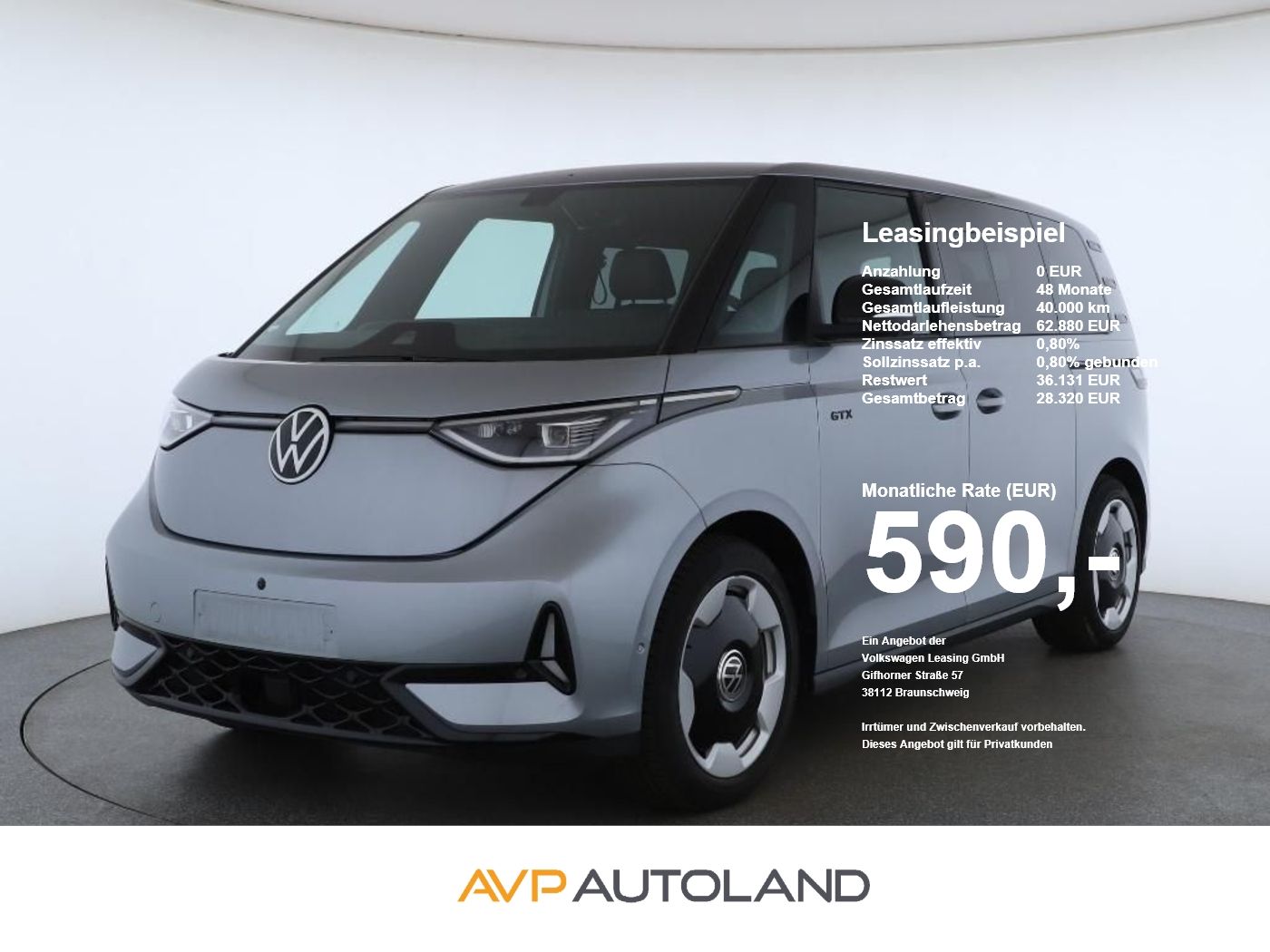 Volkswagen ID. Buzz KR kurz 4MOTION GTX | 6-SITZER | PANO |