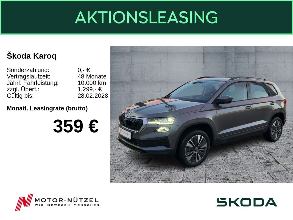 Karoq Balance 1.5 TSI DSG AHK ACC NAVI eKlappe