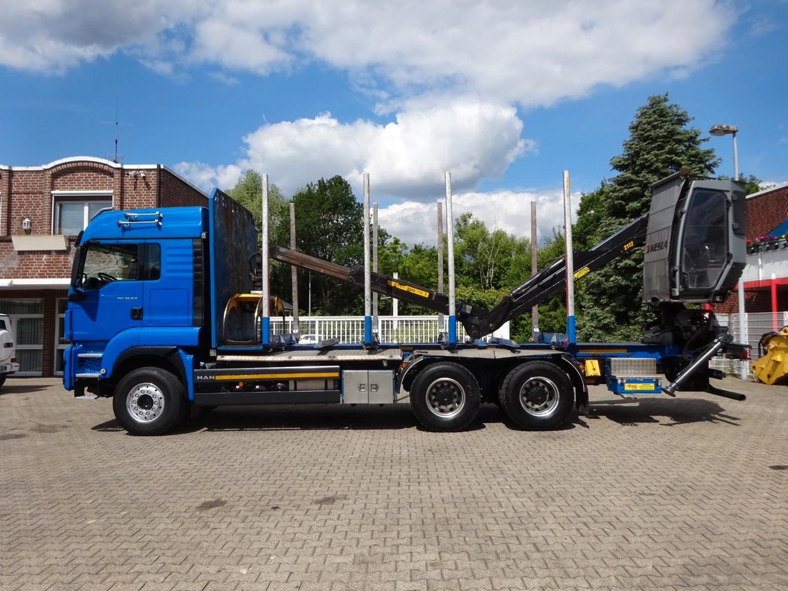MAN 26.510 mit KESLA 2112 Holzkran+Kabine+Greifer