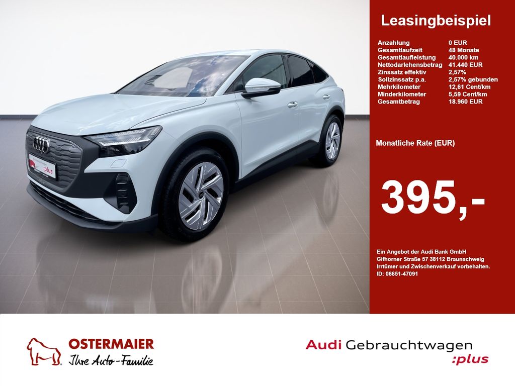Audi Q4 Sportback e-tron 45 286PS WÄRMEPUMPE.MATRIX.H