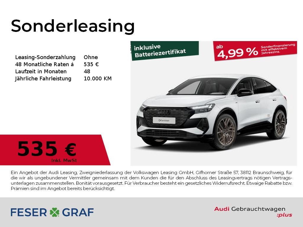 Audi Q4 Sportback 55 e-tron qu.edition S-line,Matrix,