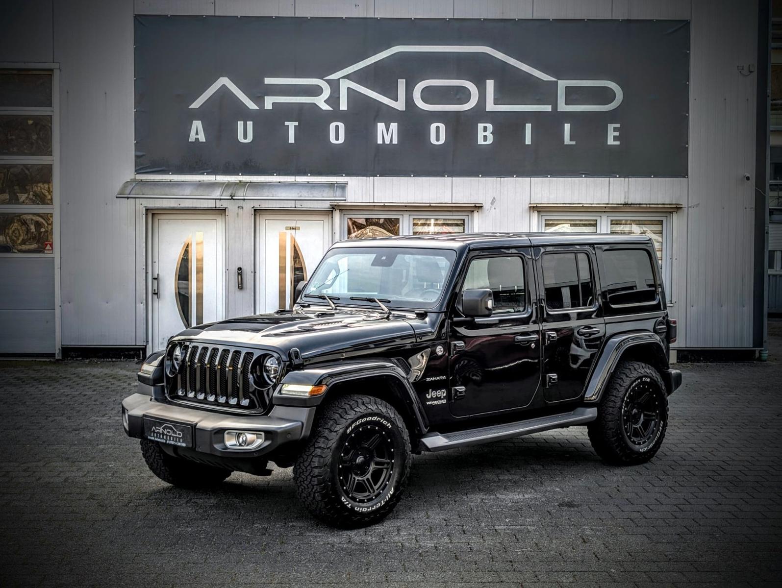Jeep Wrangler Unlimited Sahara *ALL BLACK * Sonderrad