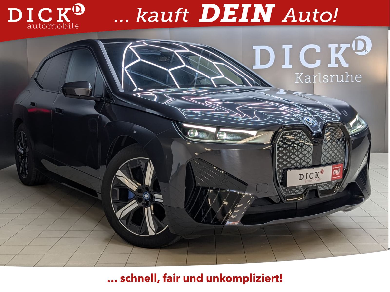 BMW iX 40 xDr M Sport PANO H&K SHZ NAVI LED ACC 360° foto 1