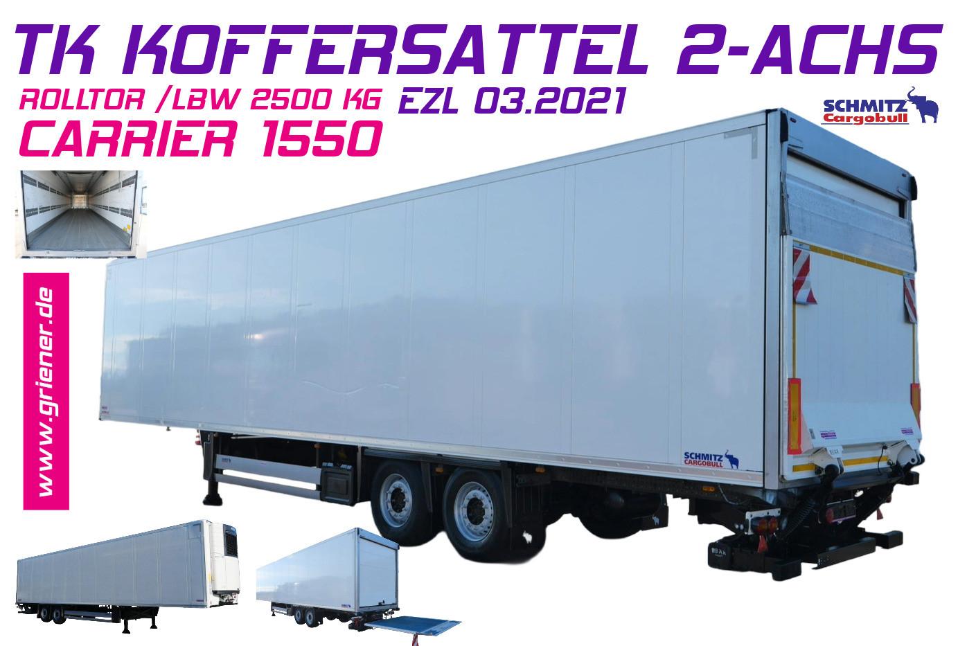 Schmitz Cargobull SKO 18 /LBW BÄR 2500 kg / CARRIER 1550 / ROLLTOR
