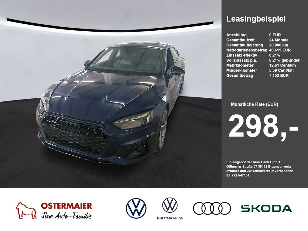 Audi A5 Sportback S-LINE EDITION 40eTDI S-TRONIC QUAT