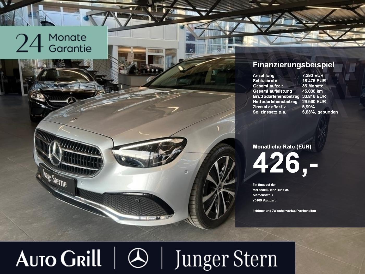 Mercedes-Benz E 300 T de MBUX Widescreen Kamera Avantgarde