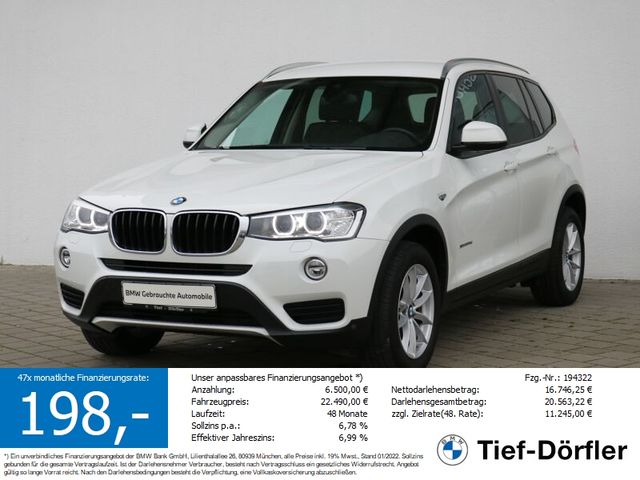 BMW X3 xDrive20d A NAVI/CAM/S-SITZ/XENON/SPEED/