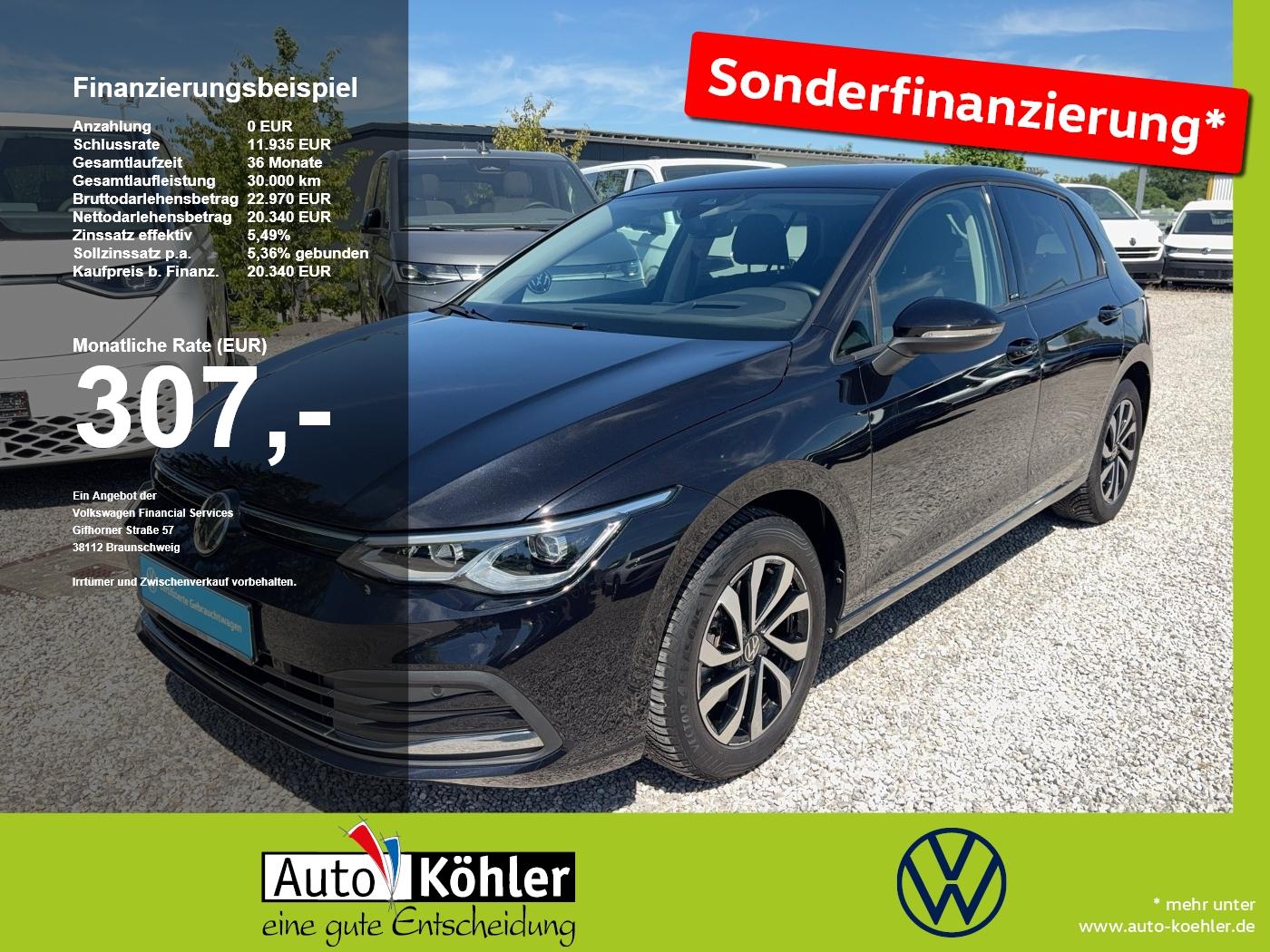 Volkswagen Golf VIII 1.5 TSI Active (EURO 6d) Active Kamera