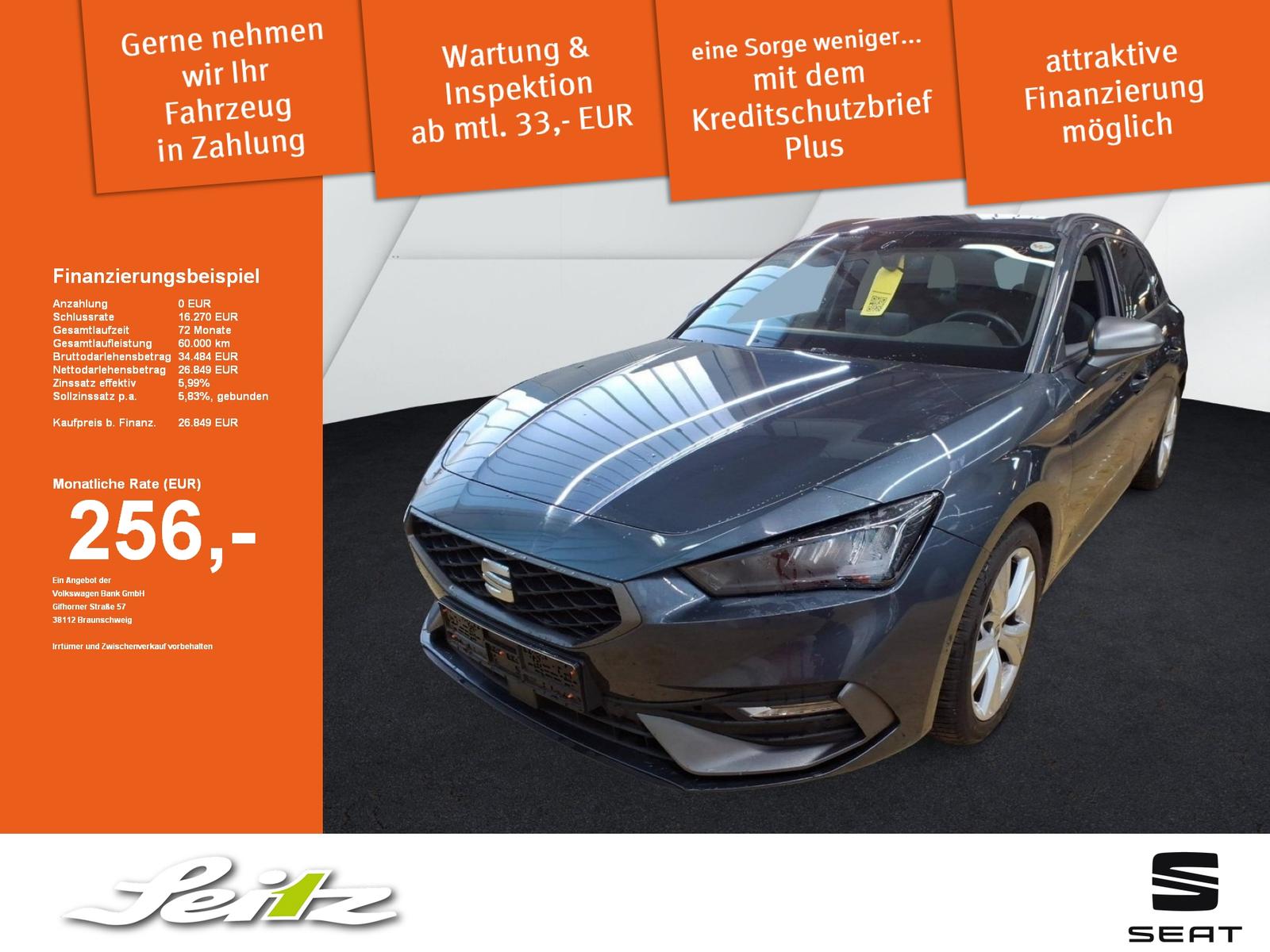 Seat Leon Sportstourer 1.5 eTSI FR *LED*KAMERA*NAVI*S