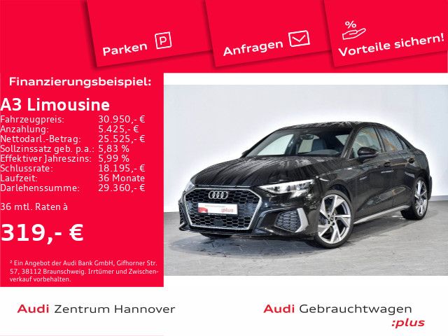 Audi A3 Limousine S line 35 TFSI B&O Pano Kamera LED