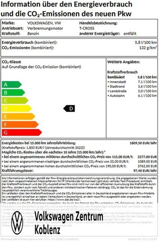 Volkswagen T-Cross  1.0 TSI Goal