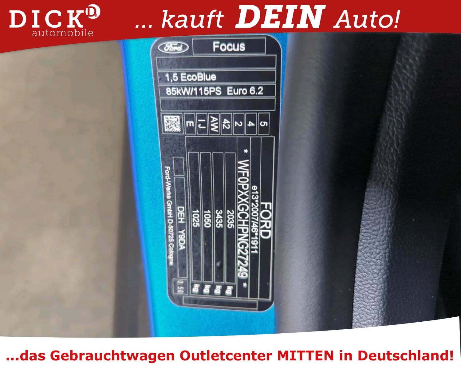 Fahrzeugabbildung Ford Focus 1.5d Aut. Active X LED/ACC/NAVI/VIRTU/B&O