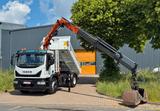 Iveco Eurocargo 180E250 - 95 TKm - Kipper - Kran Atlas - Iveco Eurocargo 180