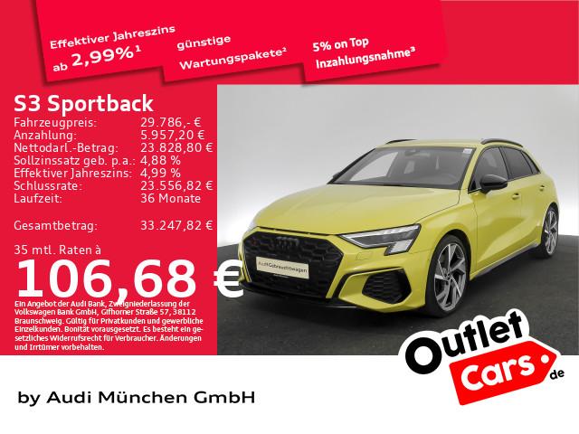 Audi S3 Sportback TFSI S tronic B&O/Matrix/Virtual+
