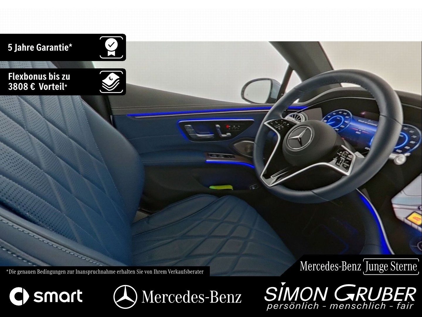 Fahrzeugabbildung Mercedes-Benz EQS 450+ AMG Manufaktur Leder 4*Massage 118kwh