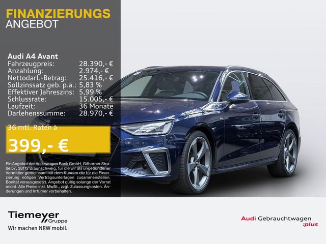 Audi A4 Avant 30 TDI 2x S LINE LM19 NAVI VIRTUAL