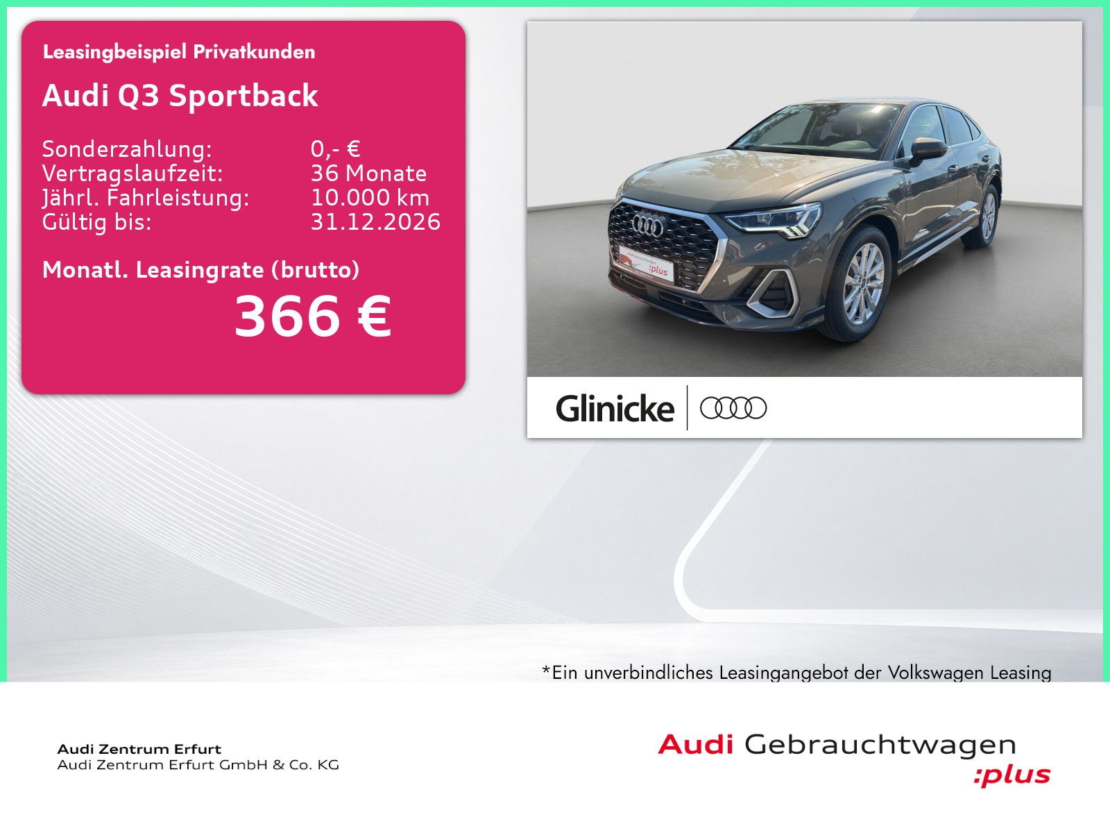 Audi Q3 Sportback S-line 35 TFSI S-tronic Navi AHK LE