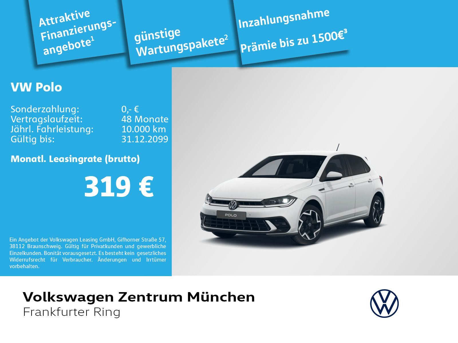 Volkswagen Polo 1.0 TSI R-Line IQ.Light Navi ParkPilot Rear