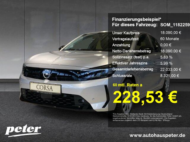 Opel Corsa F 1.2 Edition +Allwetter+Einparkhilfe+LED+