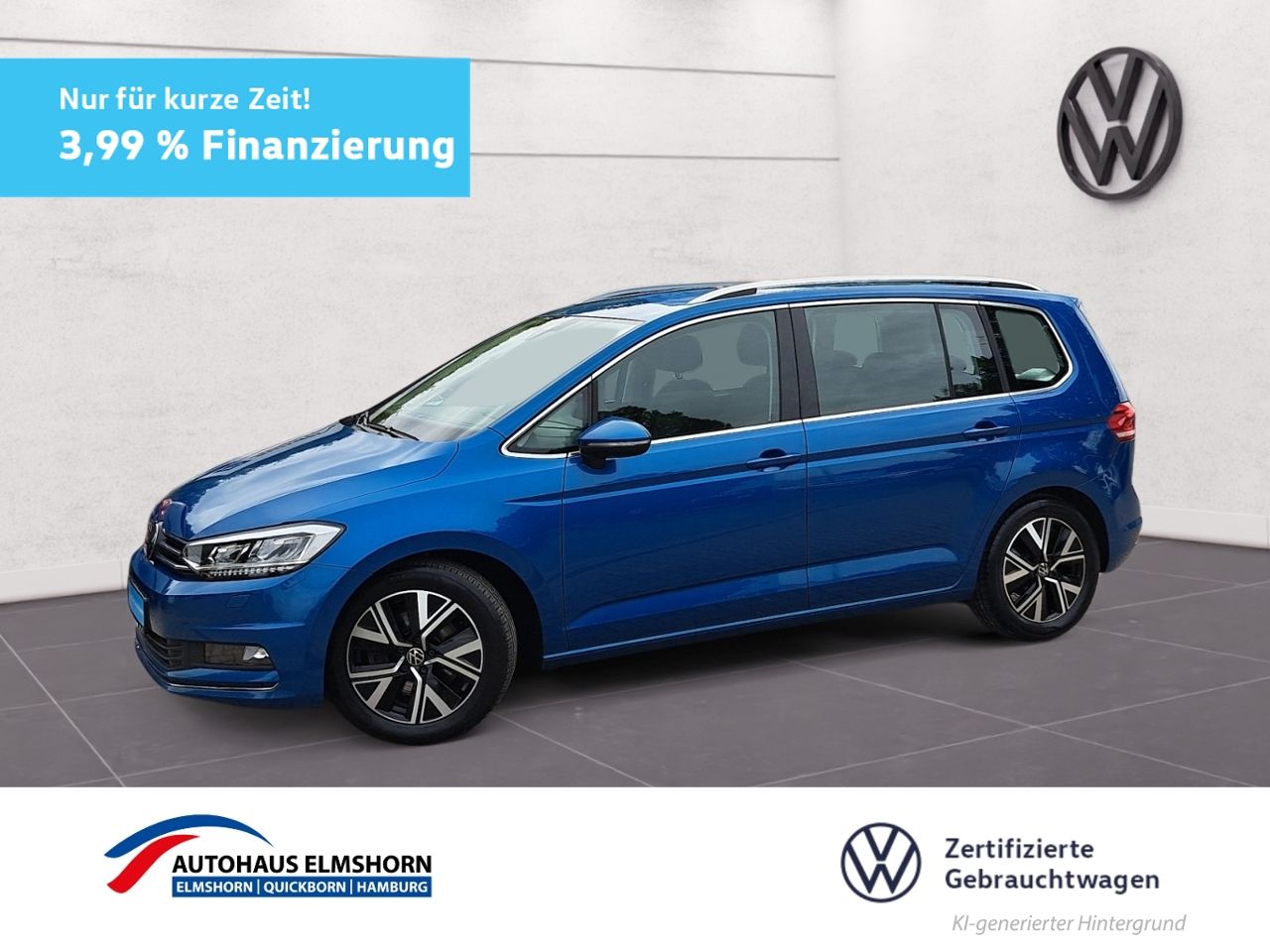 Volkswagen Touran Highline 2.0 TDI DSG AHK 3,99% NAV APP KA