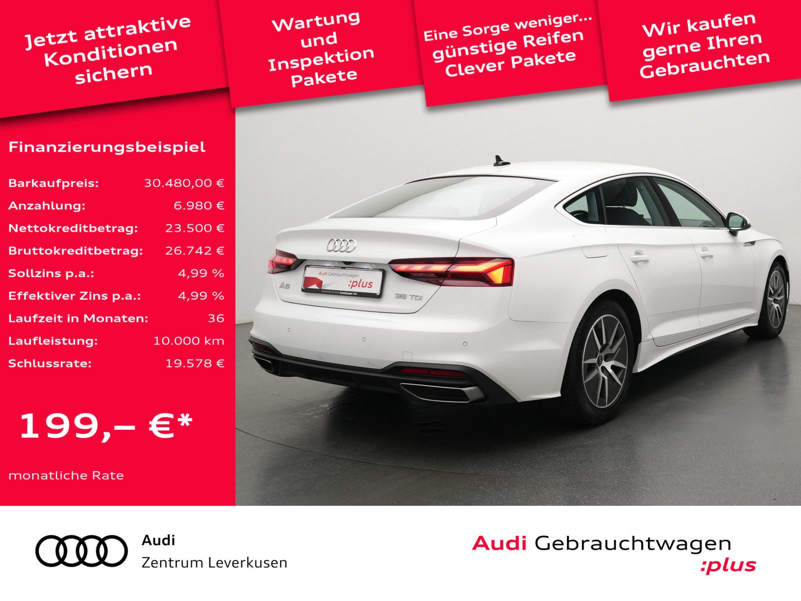 Audi A5 Sportback NAVI KAM LEDER SHZ PDC LED KLIMA imagem 2
