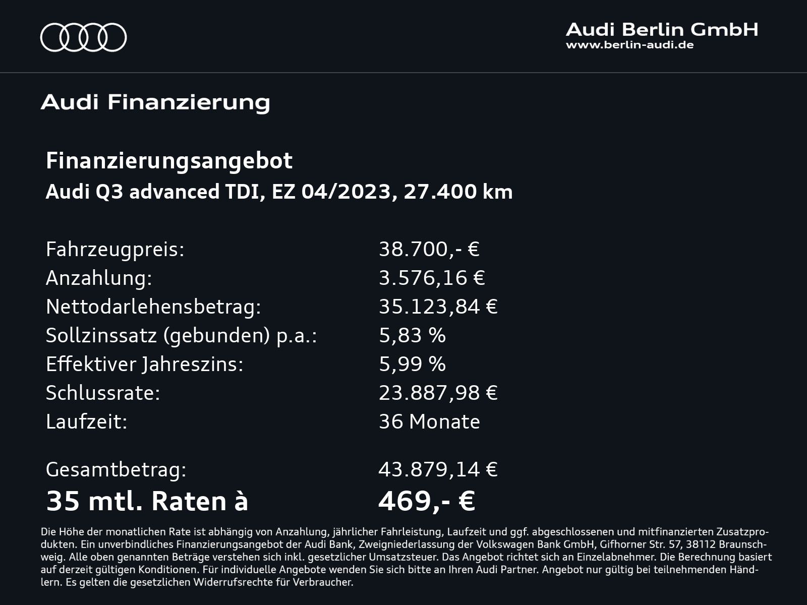 Audi Q3 advanced 40 TDI qu.S tr. STDHZG RFK PANO LED foto 4