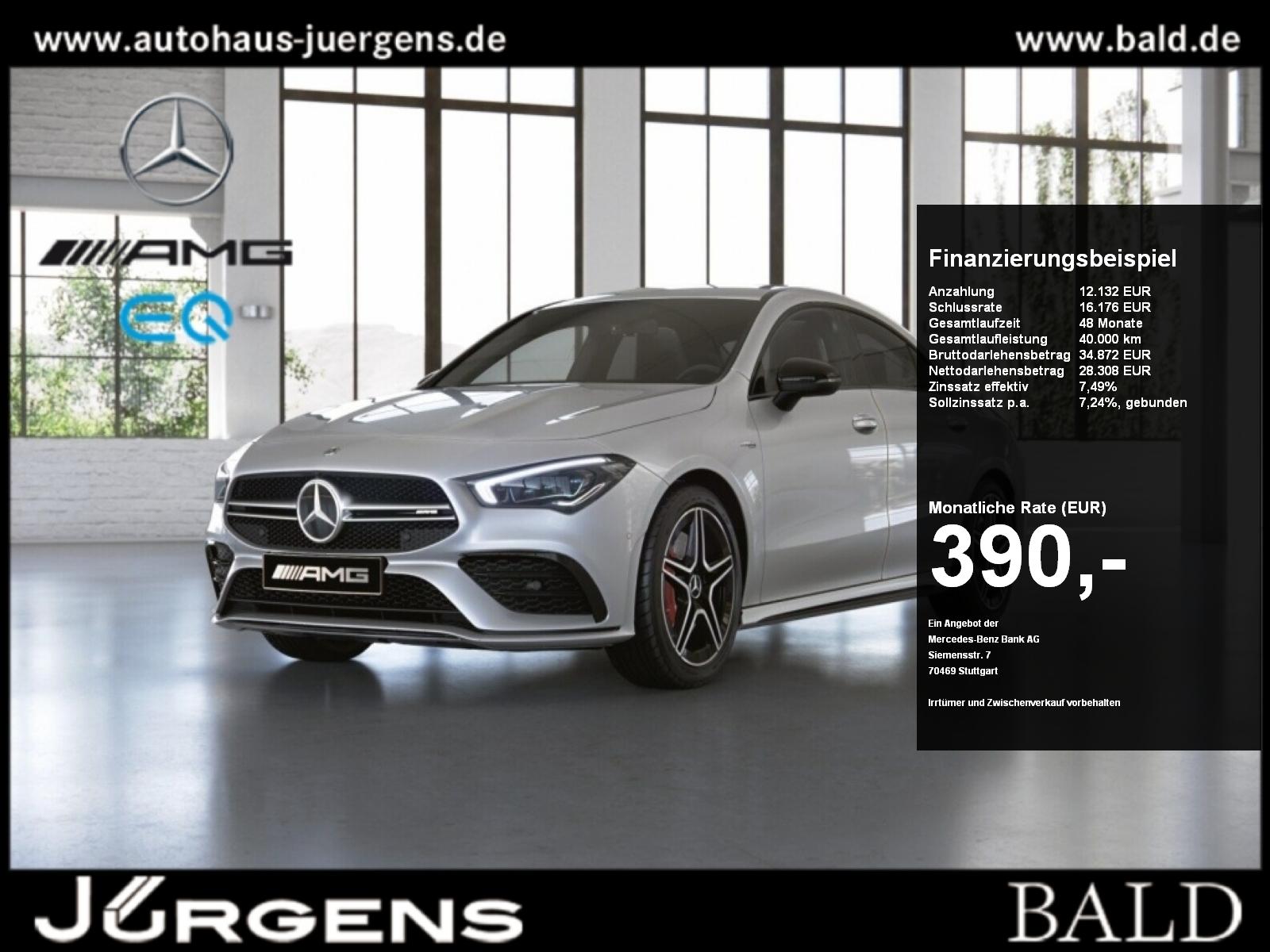 Mercedes-Benz CLA 35 AMG 4M Cp AHK/MBeam/Totw/Ambi/Keyl/Shz/18