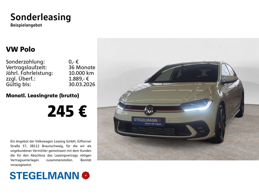 Polo 2,0 l TSI OPF 7-Gang DSG GTI