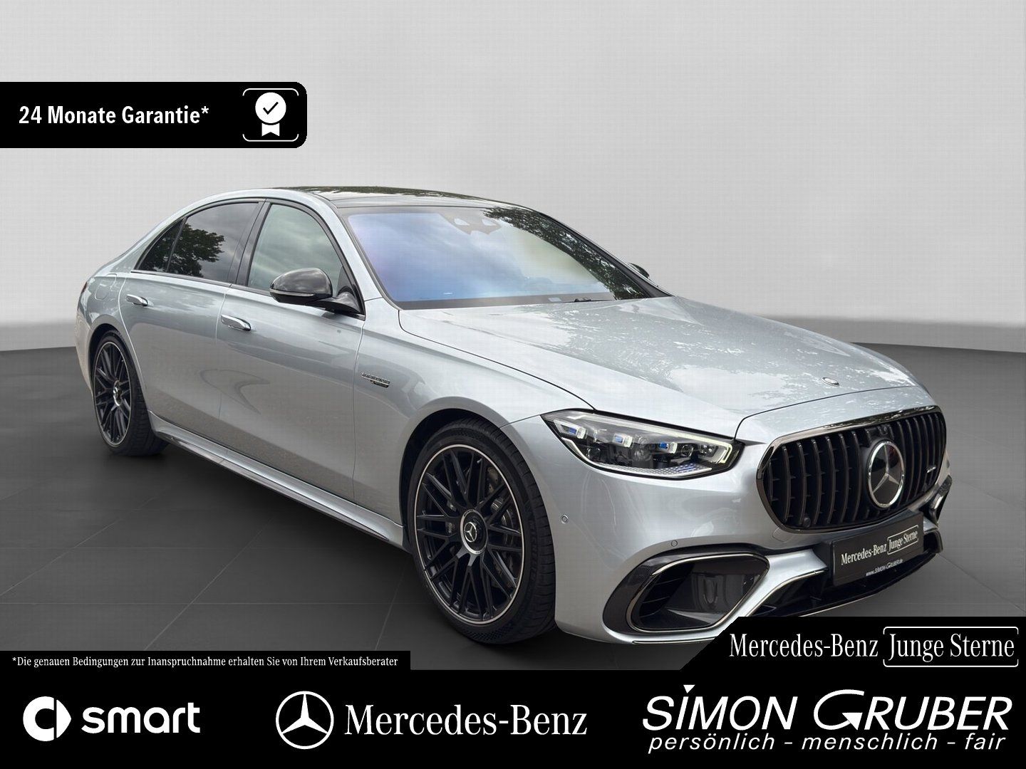 Fahrzeugabbildung Mercedes-Benz S 63 e Perfo L Chauffeur Carbon Burm4D Fondent.