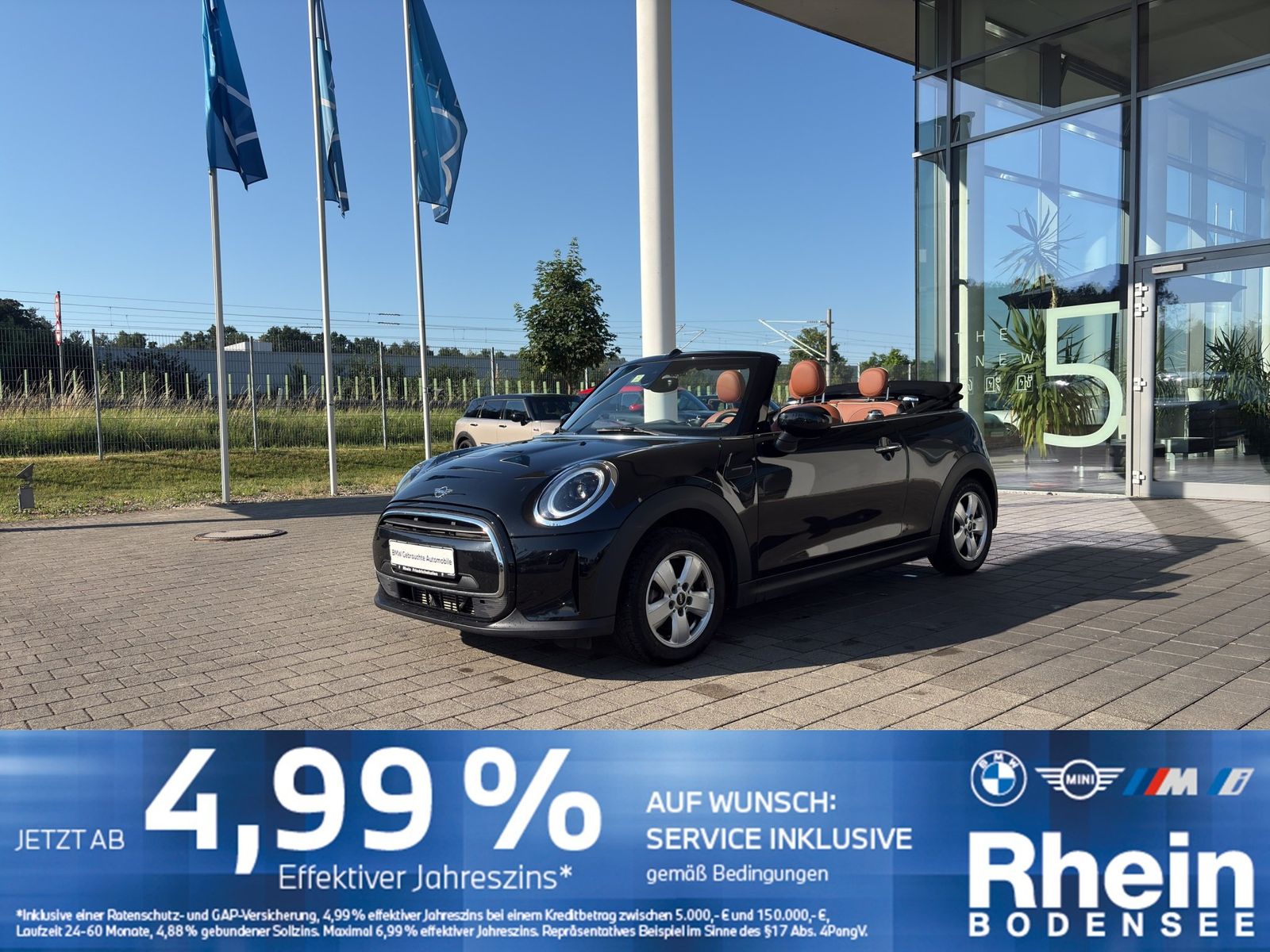 MINI Cooper Cabrio Navi Komfortzugang Windschutz LH