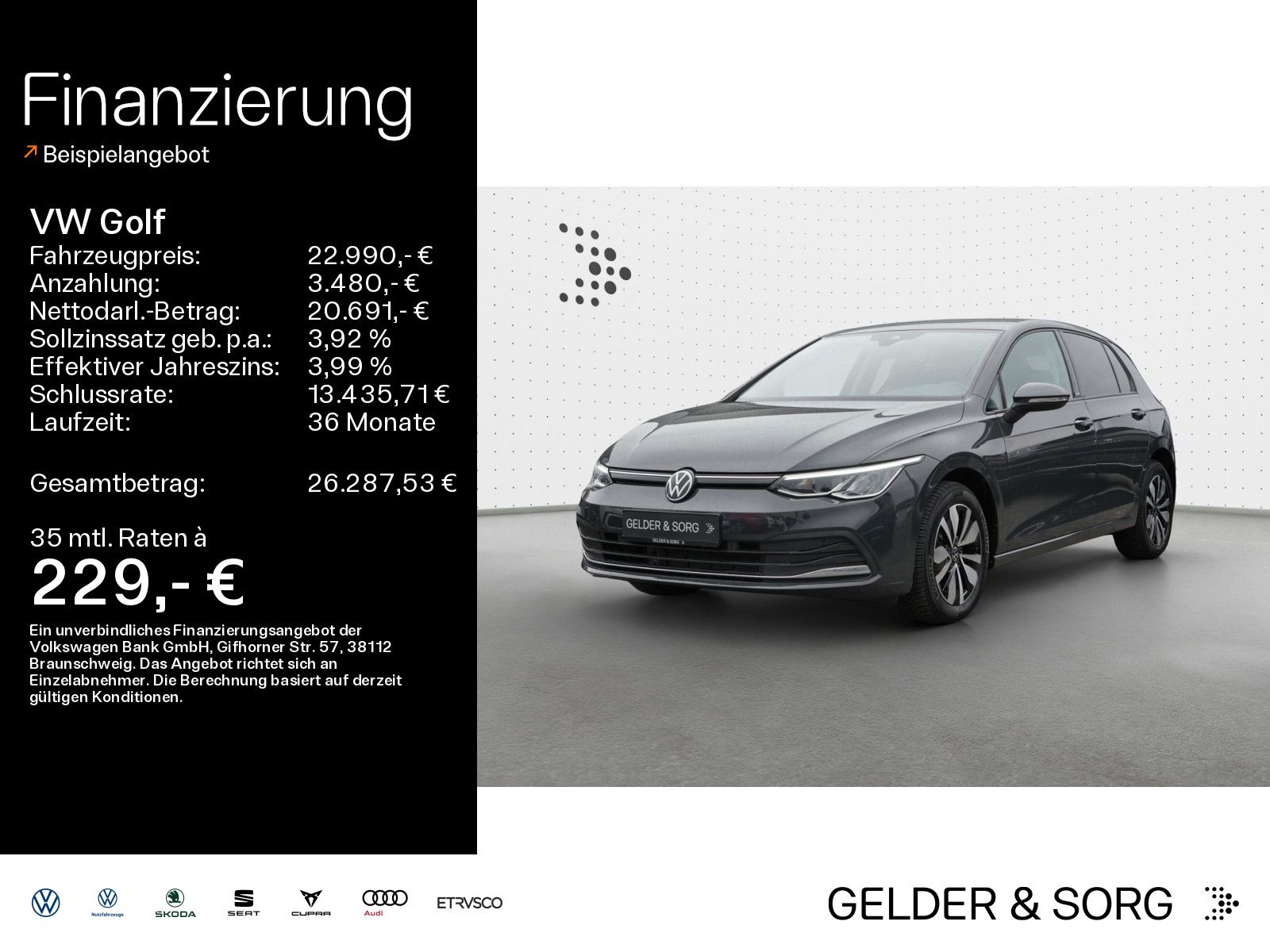 Volkswagen Golf Life Move 1.0 eTSI ACC*LED*DAB+*Digital