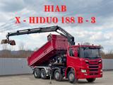 Scania G 450 Kipper*HIAB X - HIDUO 188 * 8x4*TOPZUSTAND - Scania Autotransporter