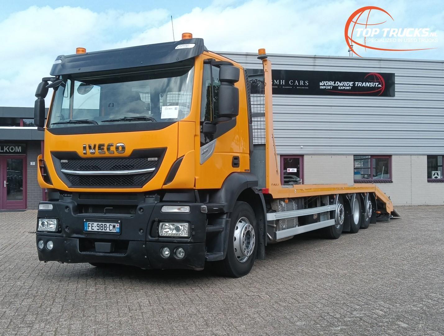 Iveco STRALIS S 420 8x2 - Maschinentransporter, Rampen