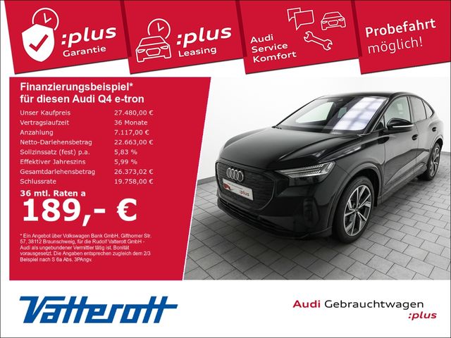 Audi Q4 e-tron Sportback 35 Advanced Wärmepumpe Navi 