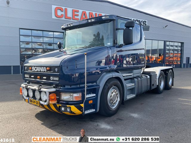 Scania T 164.580 V8 6x4 Origineel NL Trekker!