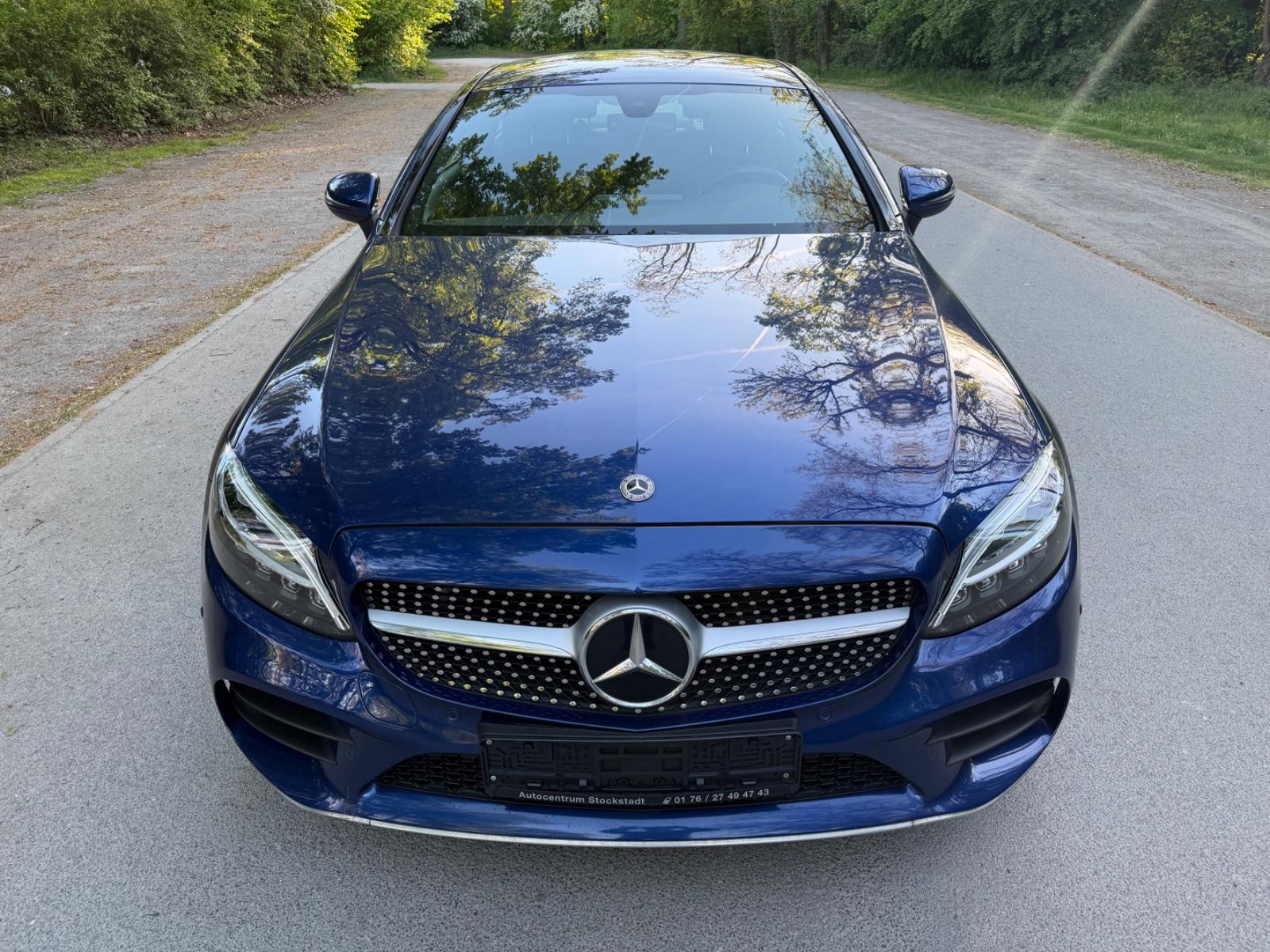 Mercedes-Benz C 200 Coupe AMG Line Brilliantblau