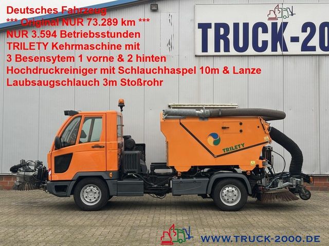 Multicar Trilety Sweeper Besen V+H+ HD Lanze + Laubsauger