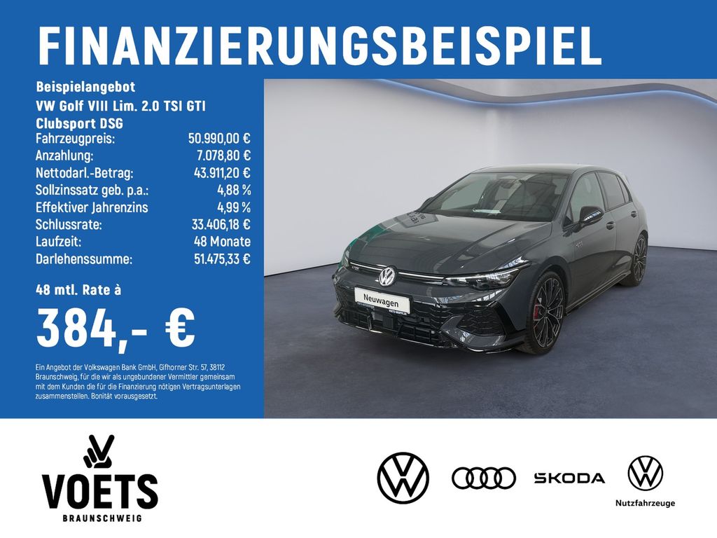 Golf VIII Lim. 2.0 TSI GTI Clubsport DSG IQ.LIGH