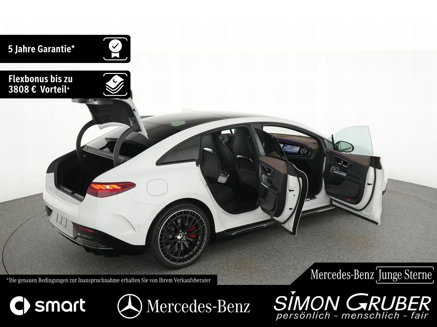 Fahrzeugabbildung Mercedes-Benz EQE 43 4M AMG NightII Carbon Airmatic HUD Hyper