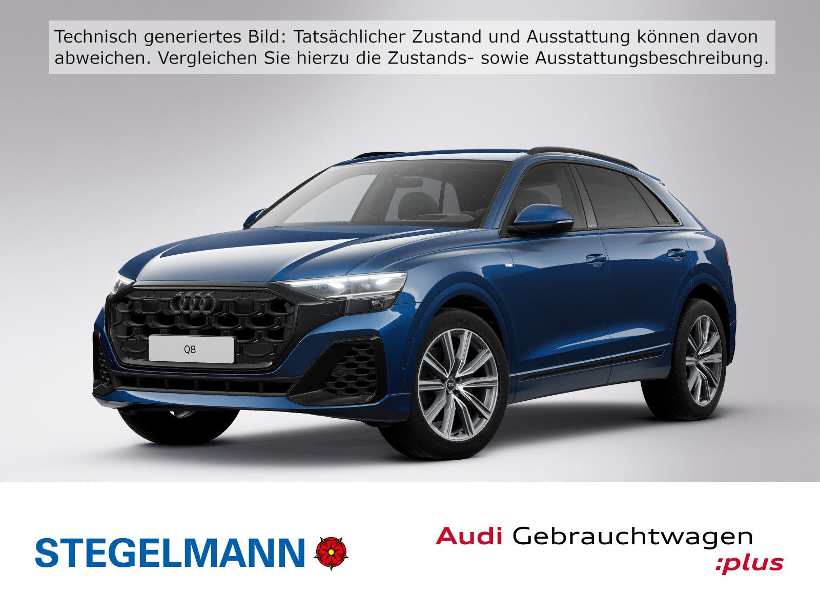 Audi Q8 55 TFSI qu.tiptr. S-Line schwarz+*Head_up*AHK