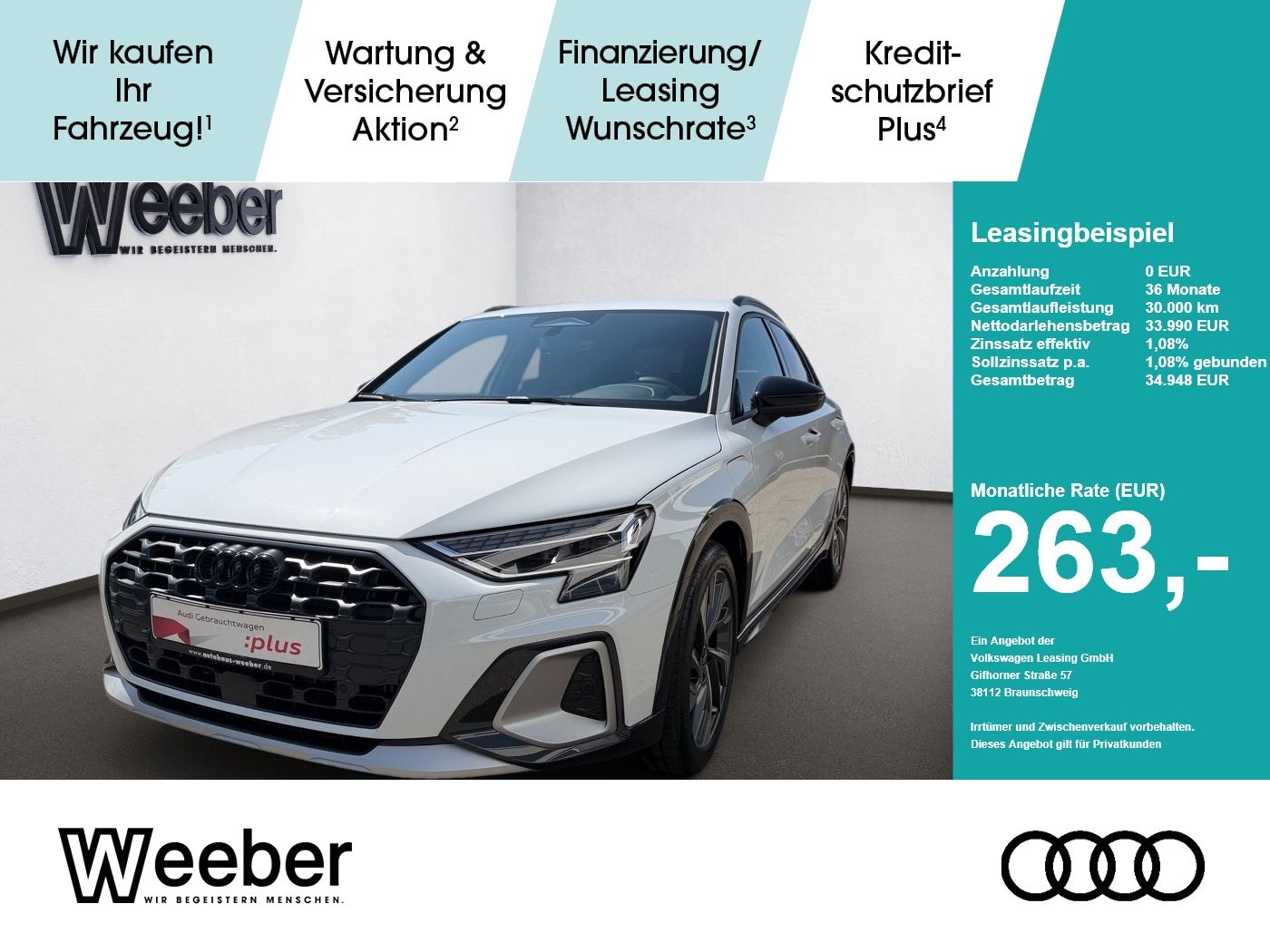 Audi A3 allstreet Hybrid *AHK*MATRIX*SONOS*KAMERA*5J
