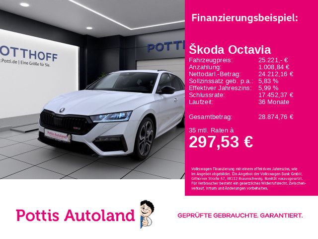 Skoda Octavia Combi 2.0 TDI DSG RS PLUS STDHZG PANO AH