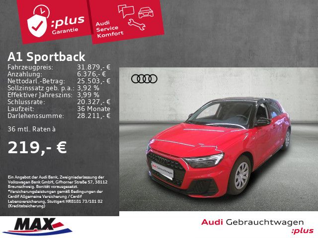 Audi A1 Sportback 35 TFSI S-LINE LED+SITZHZG+VC+LEDER