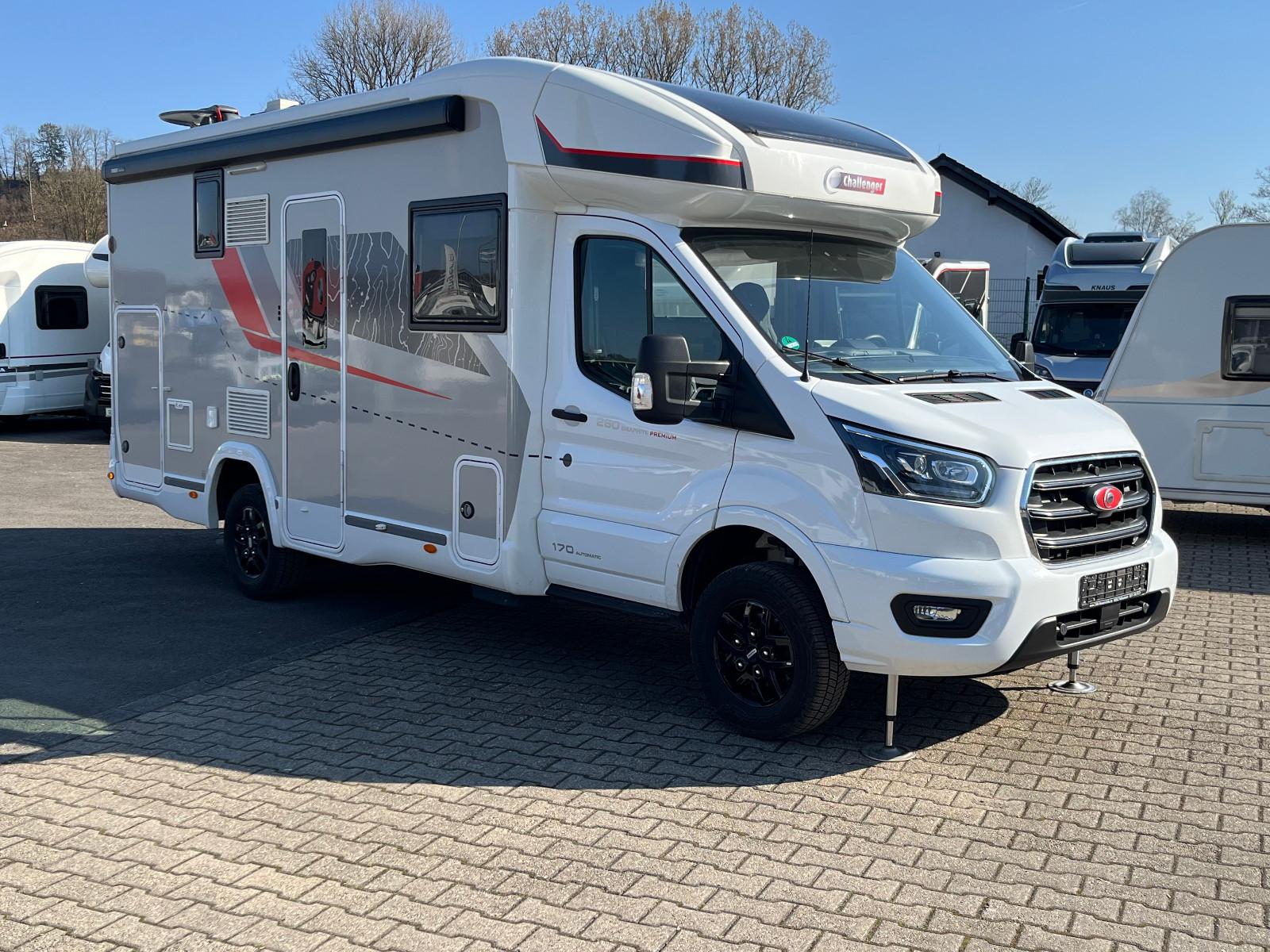 Challenger 260 Graphite Premium Hubstützen Klima Clesana