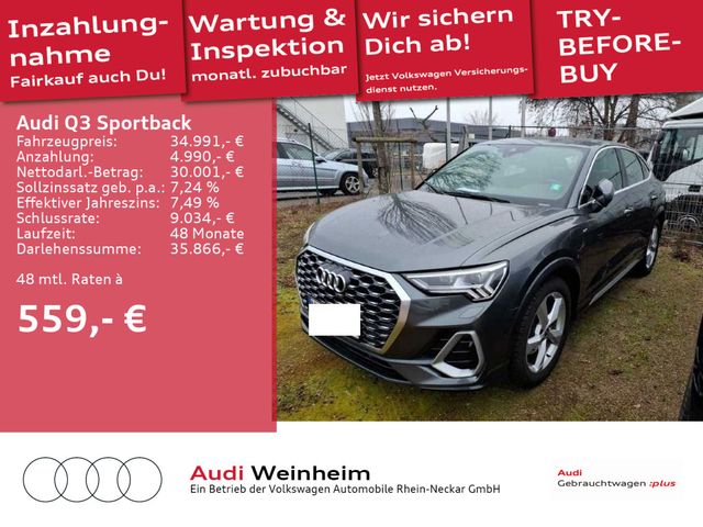 Audi Q3 Sportback 45 TFSI e S line AHK Matrix LED Nav