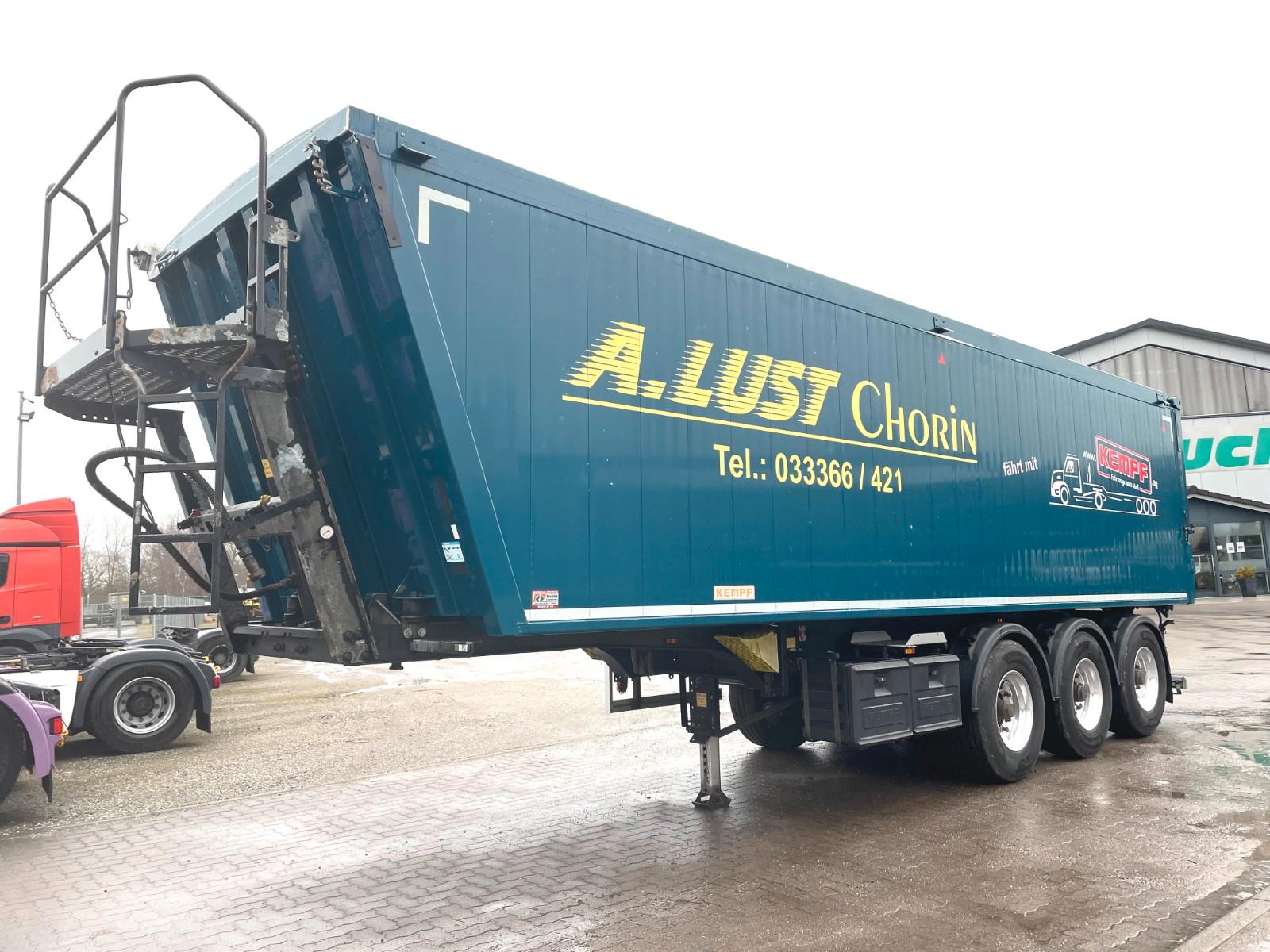 Kempf 48m³ Kippauflieger/Pendelklappe/Alu/GMP/1. Hand