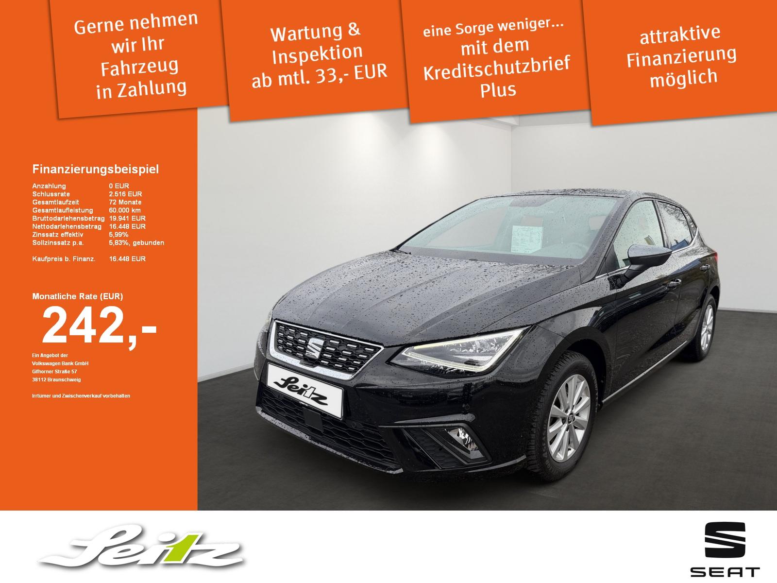Seat Ibiza 1.0 TSI Xcellence *KAMERA*NAVI*SITZHZG*